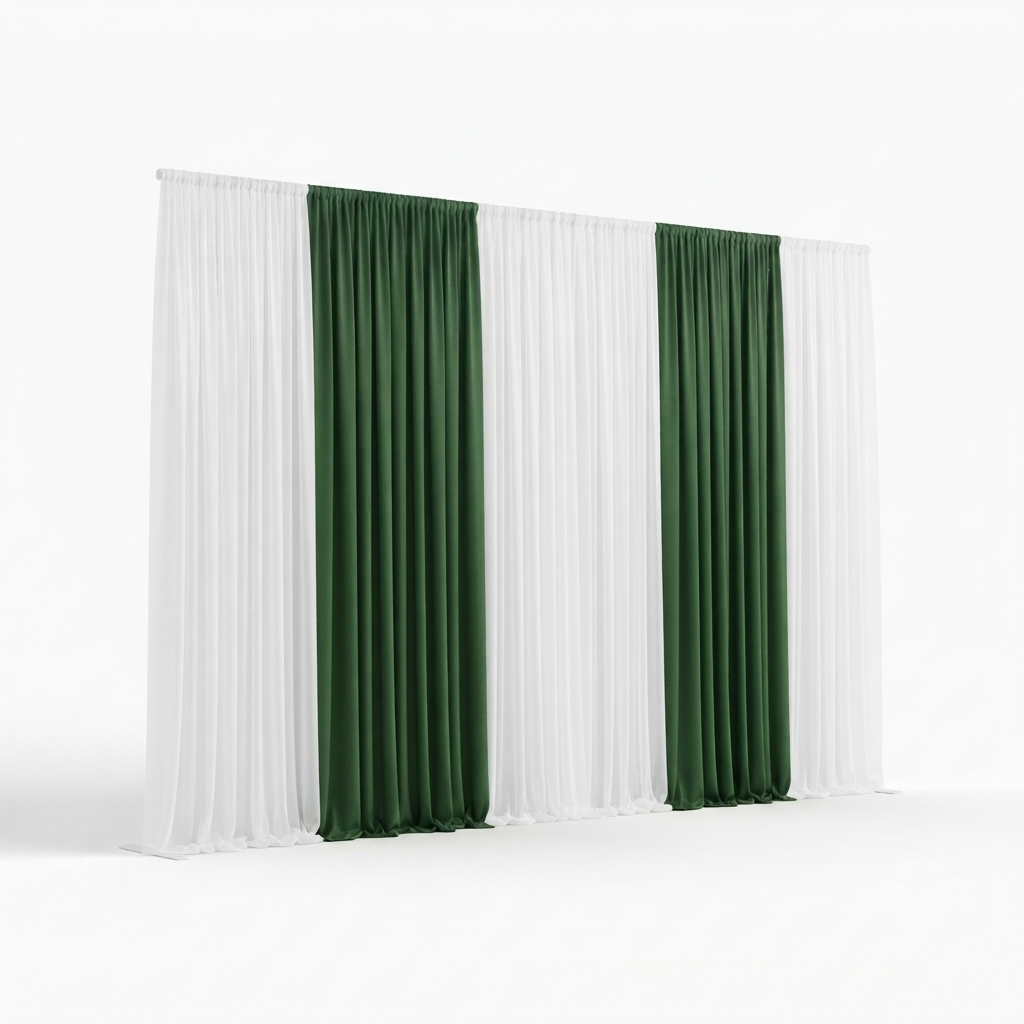 Back Drop Drapped