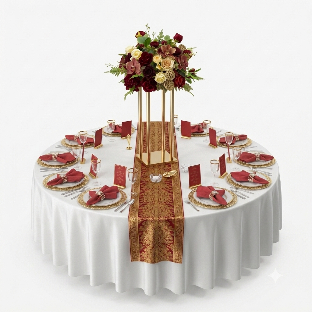 Dressed Round Tables