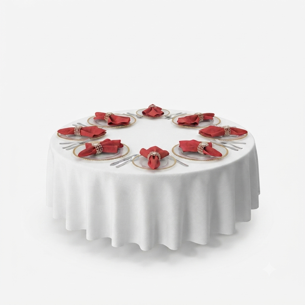 Dressed Round Tables